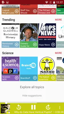 Podcast Player android App screenshot 0
