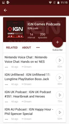 Podcast Player android App screenshot 4