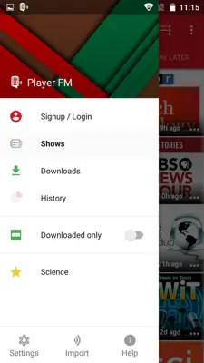 Podcast Player android App screenshot 6